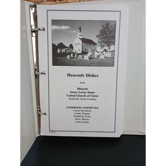 Grace Lower Stone United Church Cookbook Rockwell NC 2000 North Carolina - Picture 2 of 10